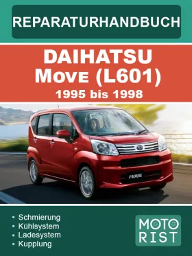 Книга по ремонту Daihatsu Move (L601) с 1995 по 1998 год, (на немецком языке)