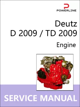 Книга по ремонту двигателя Deutz D 2009 / TD 2009