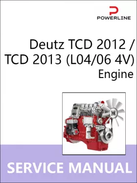 Книга по ремонту двигателя Deutz TCD 2012 / TCD 2013 (L04/06 4V)
