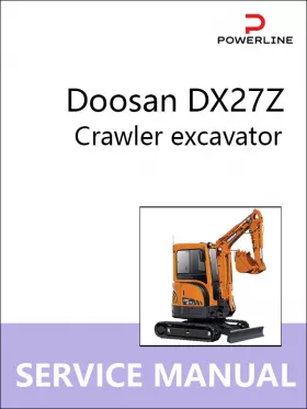 Книга по ремонту экскаватора Doosan DX27Z