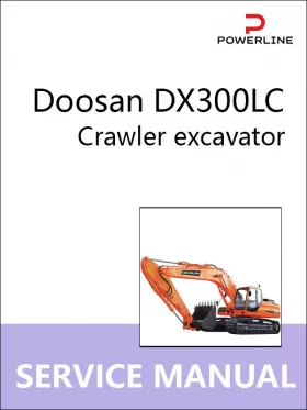 Книга по ремонту экскаватора Doosan DX300LC