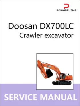 Книга по ремонту экскаватора Doosan DX700LC