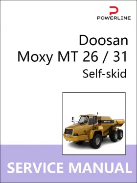 Книга по ремонту самосвала Doosan Moxy MT 26 / 31