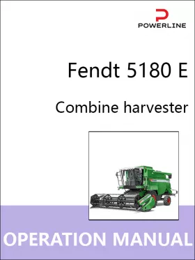 Книга по эксплуатации и техническому обслуживанию комбайна Fendt 5180 E