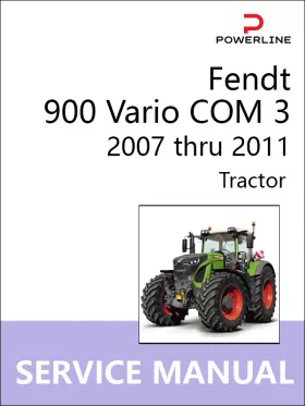 Книга по ремонту трактора Fendt 900 Vario COM 3 с 2007 по 2011 год