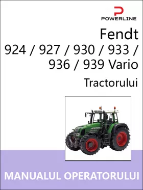 Книга по эксплуатации и техобслуживанию трактора Fendt 924 / 927 / 930 / 933 / 936 / 939 Vario (на румынском языке)