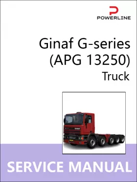 Книга по ремонту двигателей Ginaf G-series (APG 13250) (на немецком языке)