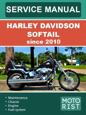 Книга по ремонту мотоцикла Harley Davidson Softail с 2010 года