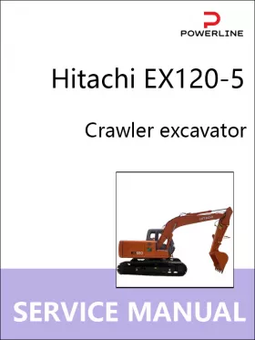 Книга по ремонту экскаватора Hitachi EX120-5
