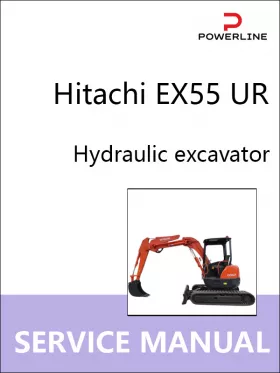 Книга по ремонту экскаватора Hitachi EX55 UR