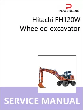 Книга по ремонту экскаватора Hitachi FH120W