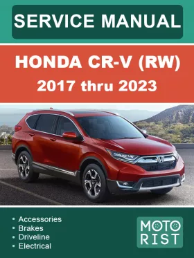 Книга по ремонту Honda CR-V (RW) с 2017 по 2023 год