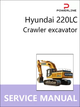Книга по ремонту экскаватора Hyundai 220LC