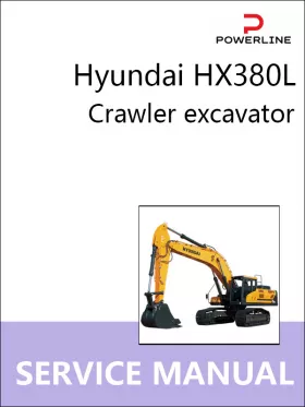 Книга по ремонту экскаватора Hyundai HX380L