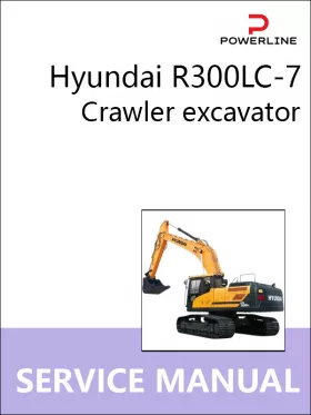 Книга по ремонту экскаватора Hyundai R300LC-7