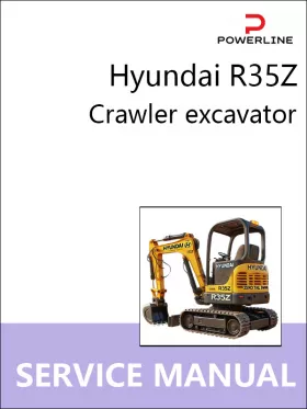 Книга по ремонту экскаватора Hyundai R35Z