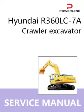 Книга по ремонту экскаватора Hyundai R360LC-7A