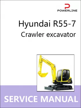 Книга по ремонту экскаватора Hyundai R55-7