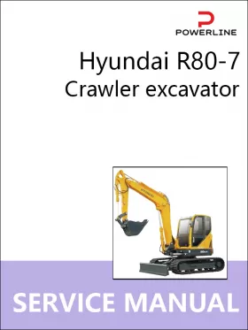 Книга по ремонту экскаватора Hyundai R80-7