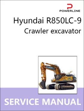 Книга по ремонту экскаватора Hyundai R850LC-9