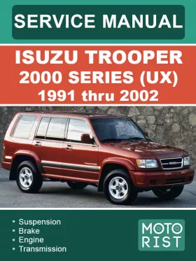 Книга по ремонту Isuzu Trooper 2000 Series (UX) с 1991 по 2002 год