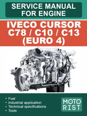Книга по ремонту двигателя Iveco Cursor C78 / C10 / C13 (Euro 4)