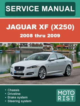 Книга по ремонту Jaguar XF (X250) с 2008 по 2009 год
