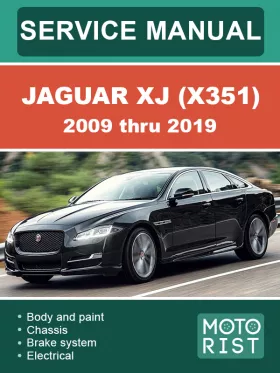 Книга по ремонту Jaguar XJ (X351) с 2009 по 2019 год