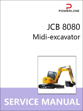 Книга по ремонту экскаватора JCB 8080