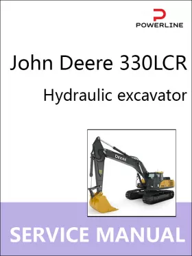 Книга по ремонту экскаватора John Deere 330LCR
