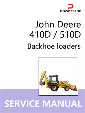 Книга по ремонту погрузчика John Deere 410D / 510D
