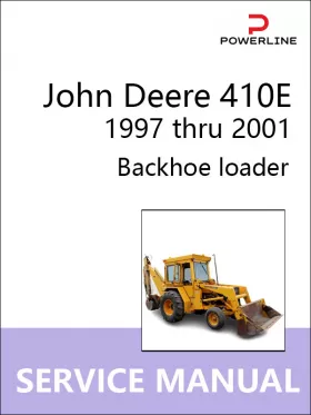 Книга по ремонту погрузчика John Deere 410E с 1997 по 2001 год