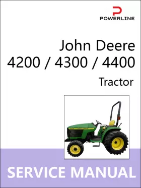 Книга по ремонту трактора John Deere 4200 / 4300 / 4400