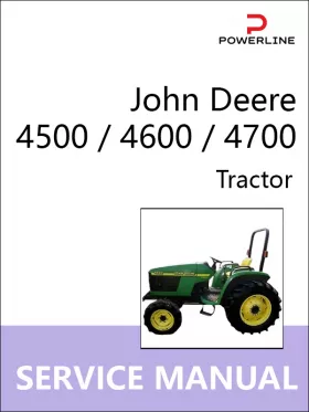 Книга по ремонту трактора John Deere 4500 / 4600 / 4700