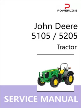 Книга по ремонту трактора John Deere 5105 / 5205