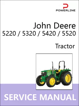 Книга по ремонту трактора John Deere 5220 / 5320 / 5420 / 5520