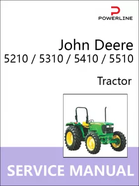 Книга по ремонту трактора John Deere 5210 / 5310 / 5410 / 5510
