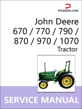 Книга по ремонту трактора John Deere 670 / 770 / 790 / 870 / 970 / 1070
