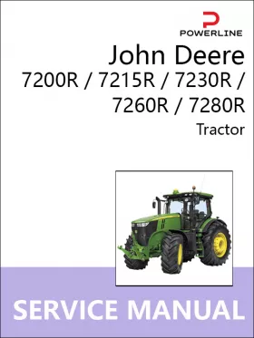 Книга по ремонту трактора John Deere 7200R / 7215R / 7230R / 7260R / 7280R