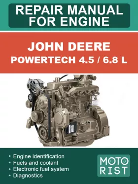 Книга по ремонту двигателя John Deere Powertech 4.5 / 6.8 л