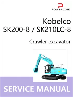 Книга по ремонту экскаватора Kobelco SK200-8 / SK210LC-8