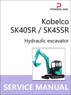 Книга по ремонту экскаватора Kobelco SK40SR / SK45SR