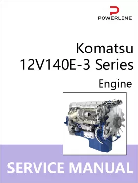 Книга по ремонту двигателей Komatsu 12V140E-3 Series