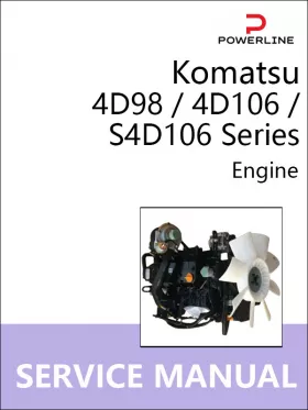 Книга по ремонту двигателей Komatsu 4D98 / 4D106 / S4D106 Series
