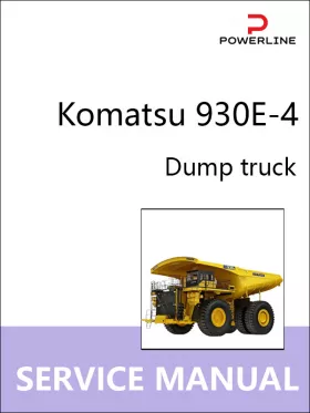 Книга по ремонту самосвала Komatsu 930E-4
