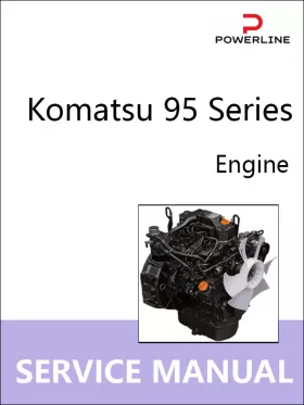 Книга по ремонту двигателей Komatsu 95 Series