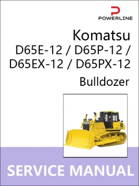 Книга по ремонту бульдозера Komatsu D65E-12 / D65P-12 / D65EX-12 / D65PX-12