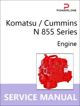 Книга по ремонту двигателей Komatsu / Cummins N 855 Series