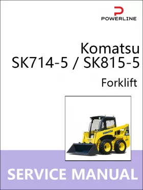 Книга по ремонту погрузчика Komatsu SK714-5 / SK815-5