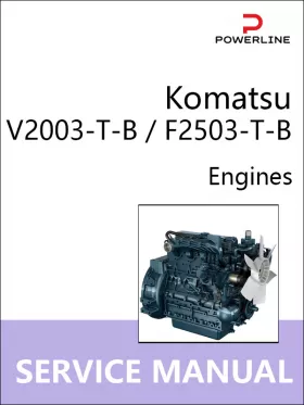 Книга по ремонту двигателей Komatsu V2003-T-B / F2503-T-B